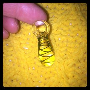 Glass blown pendant